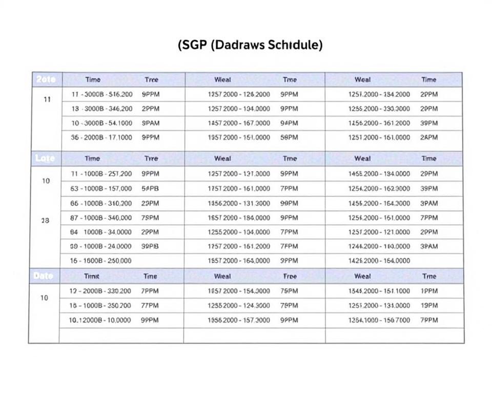 Result SGP