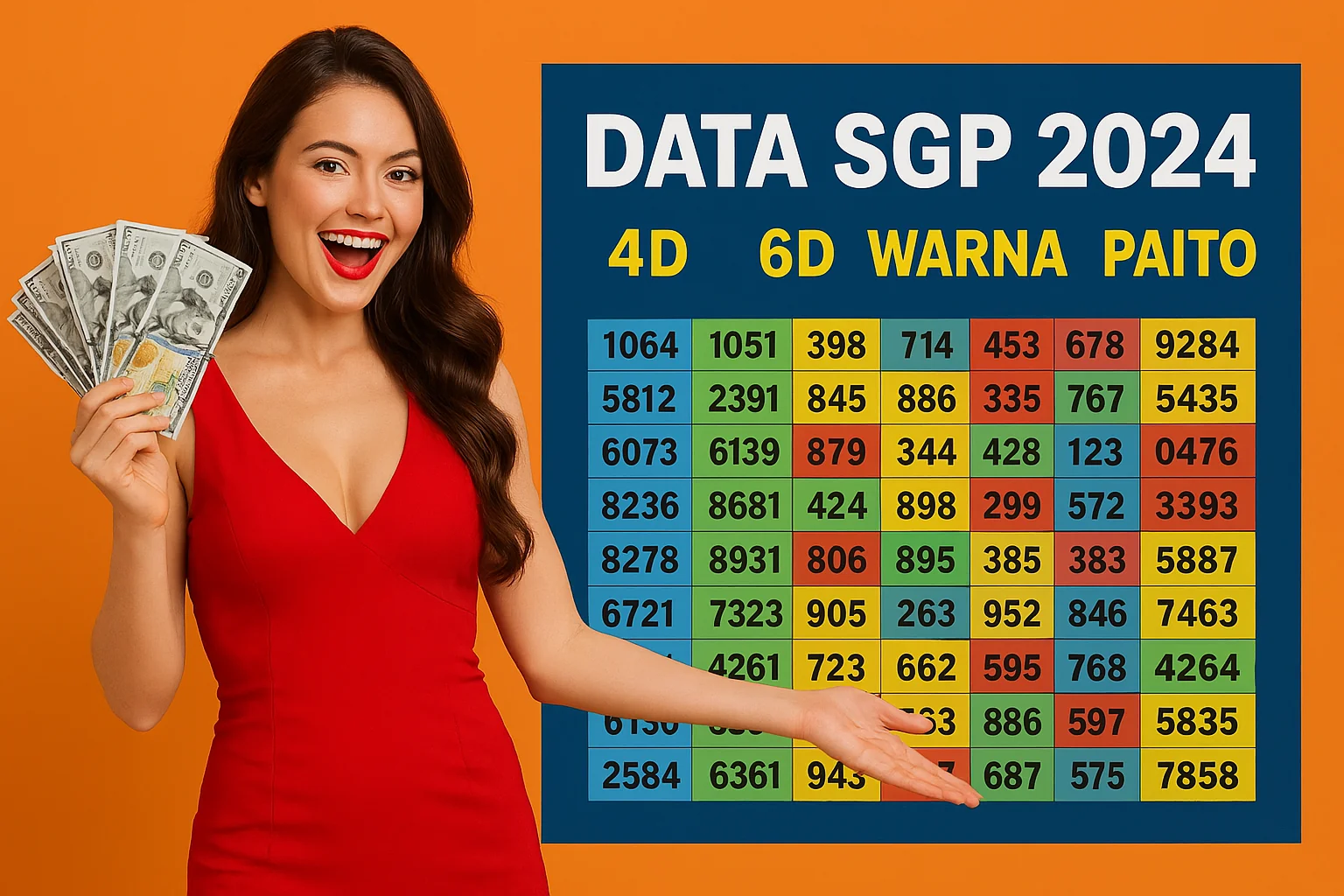 Data SGP 2024 Lengkap dan Akurat: 4D, 6D, Warna, dan Paito