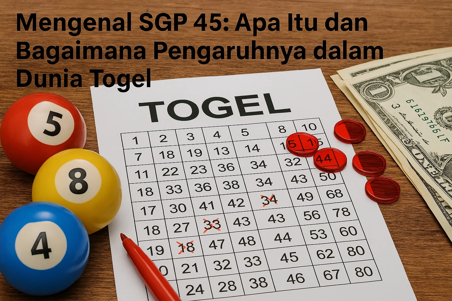Mengenal SGP 45: Apa Itu dan Bagaimana Pengaruhnya dalam Dunia Togel