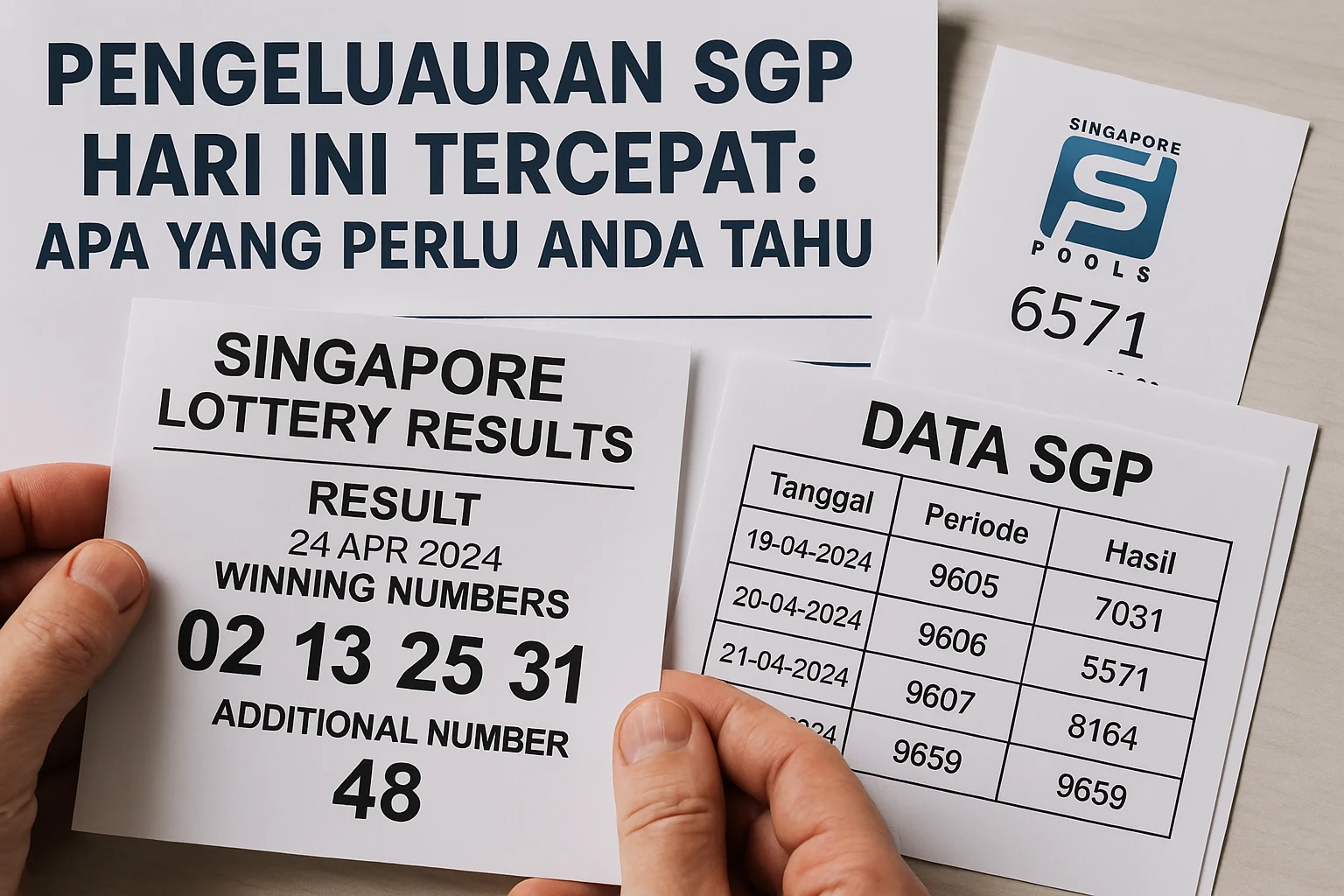 Pengeluaran SGP Hari Ini Tercepat: Apa yang Perlu Anda Tahu