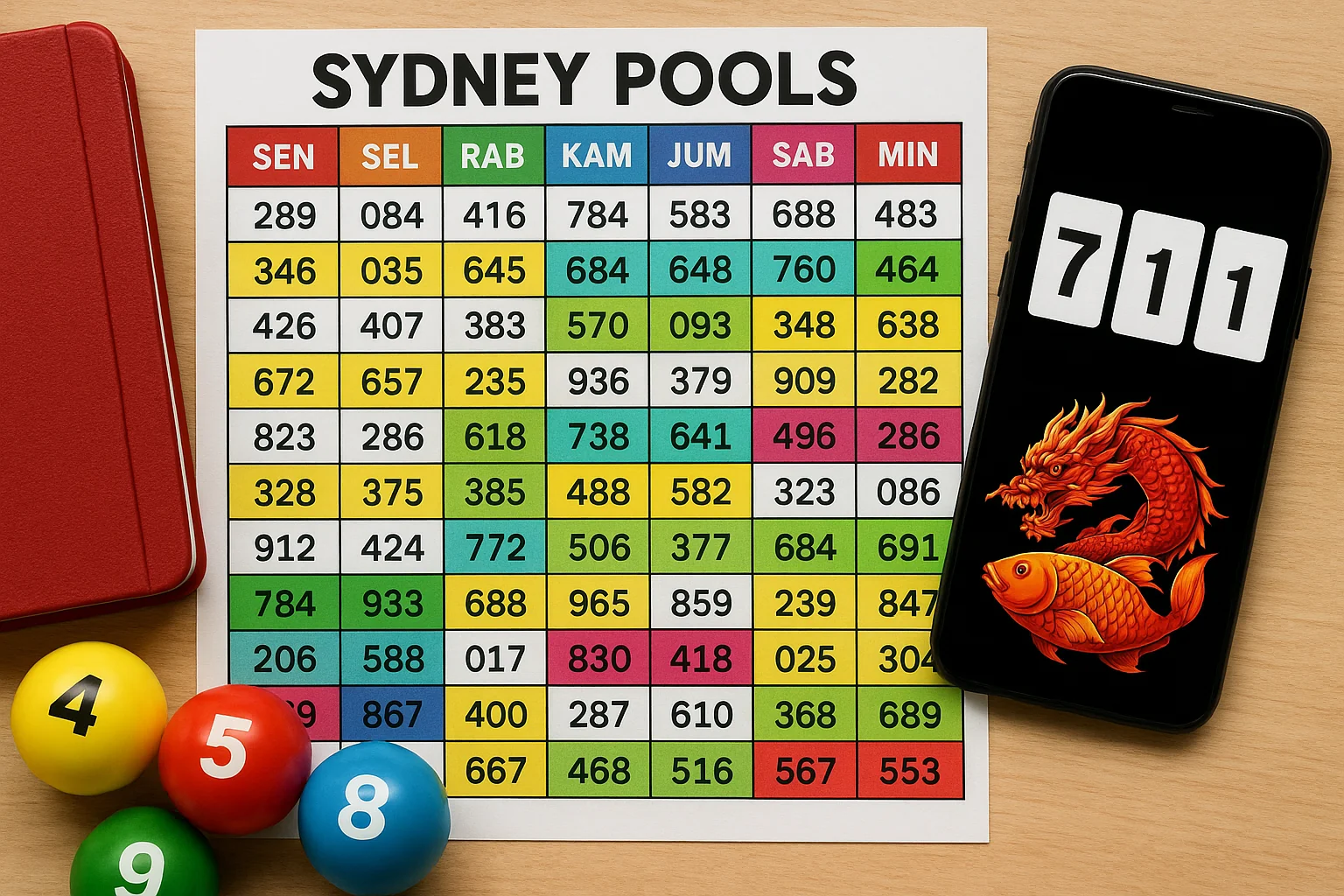 Paito Warna Sydney Pool: Memahami Pengaruhnya dalam Prediksi dan Permainan SGP
