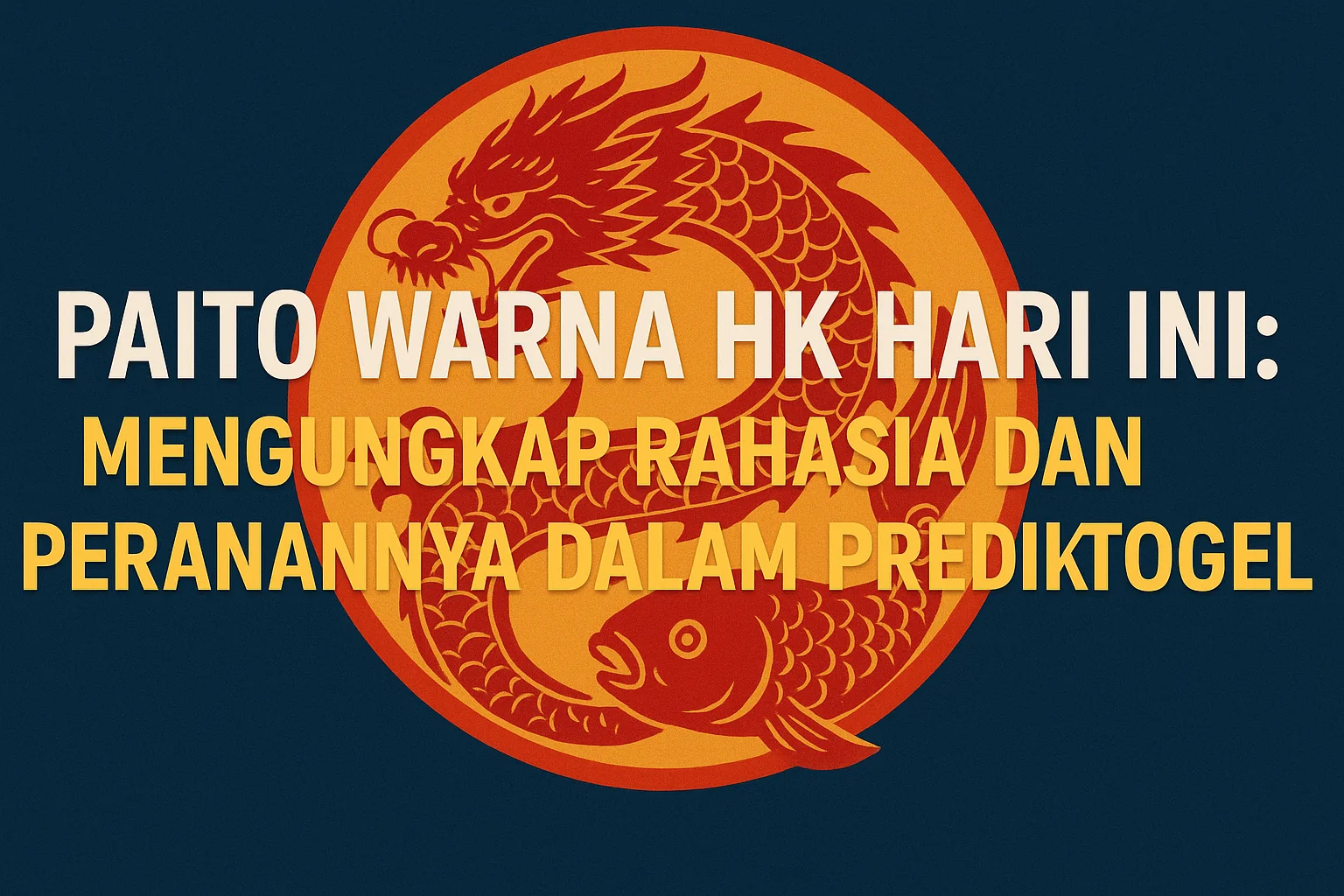 Paito Warna HK Hari Ini: Mengungkap Rahasia dan Peranannya dalam Prediksi Togel