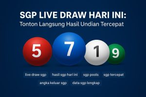 SGP Live Draw Hari Ini