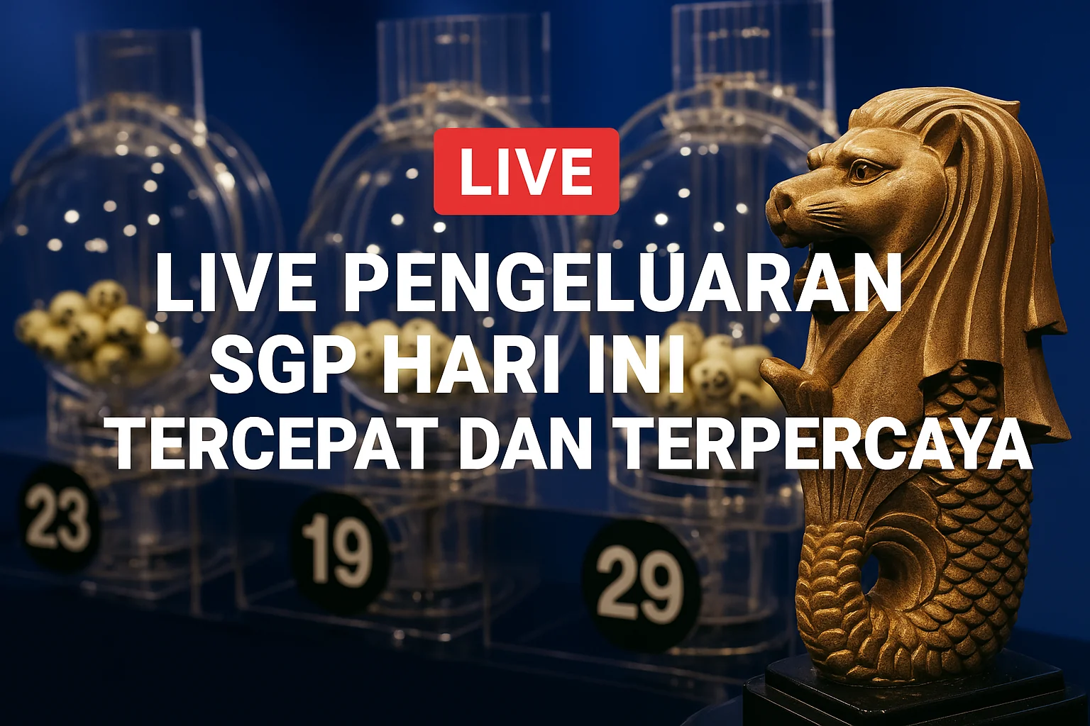 Live Pengeluaran SGP Hari Ini Tercepat dan Terpercaya
